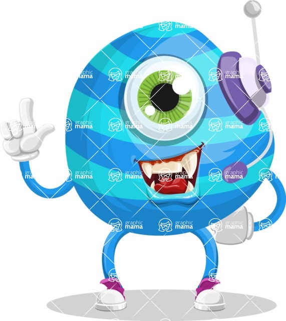 One Eyed Monster Cartoon Character - One Eyed Monster Cartoon Character Support Center